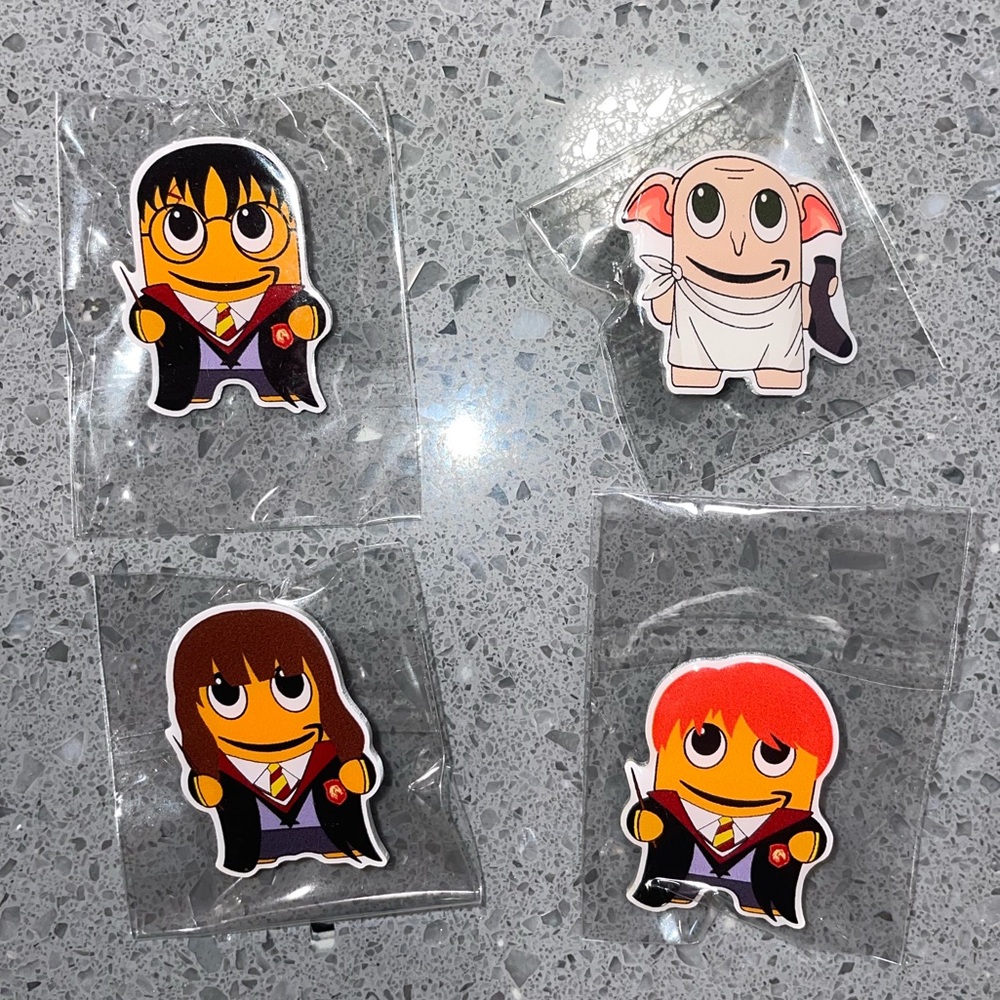 Harry Potter Peccy Pins (Set of 4)